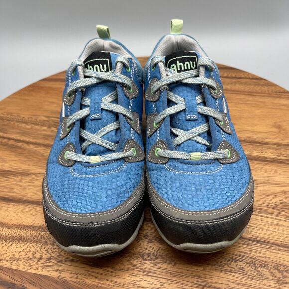 Anhu Shoes Womens Size 5 Hiking Blue Vibram Trail Running Sneakers Comfort - Picture 2 of 8